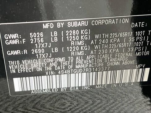 Used 2024 Subaru Outback Wilderness AWD/4WD image 27