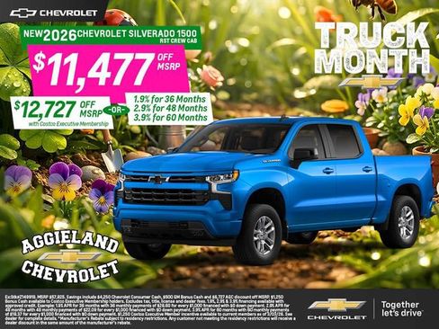 New 2026 Chevrolet Silverado 1500 RST w/ RST Select Package RWD image 4