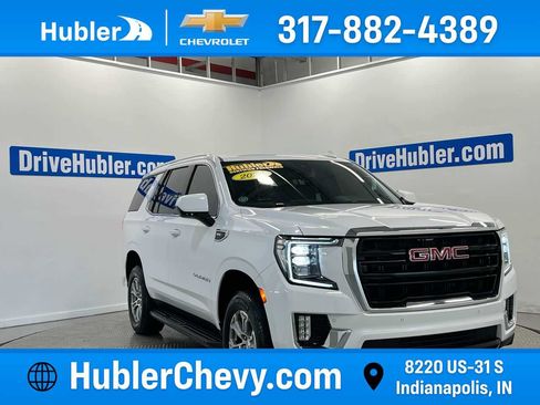 Used 2022 GMC Yukon SLE w/ Gmc Pro Safety Plus Package RWD image 1