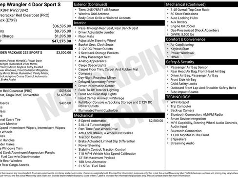 Used 2024 Jeep Wrangler Unlimited Sport AWD/4WD image 8