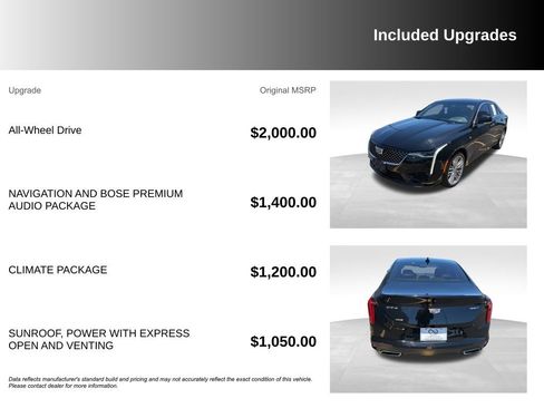 Used 2023 Cadillac CT4 Premium Luxury AWD/4WD image 6