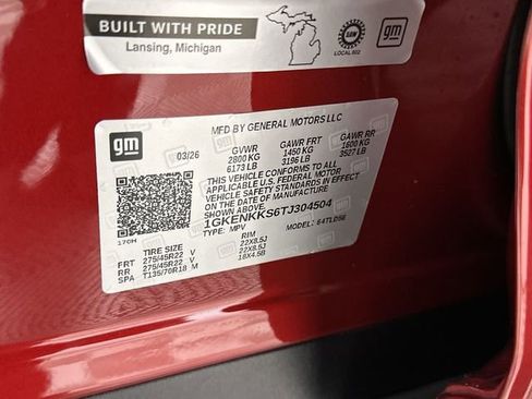 New 2026 GMC Acadia Elevation w/ LPO, All-Weather Package FWD image 35