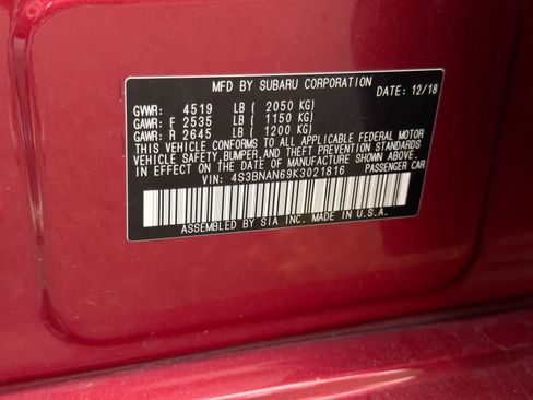 Used 2019 Subaru Legacy 2.5i Limited AWD/4WD image 38