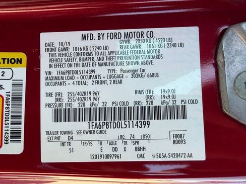 Used 2020 Ford Mustang Premium w/ 2.3L High Performance Package image 21