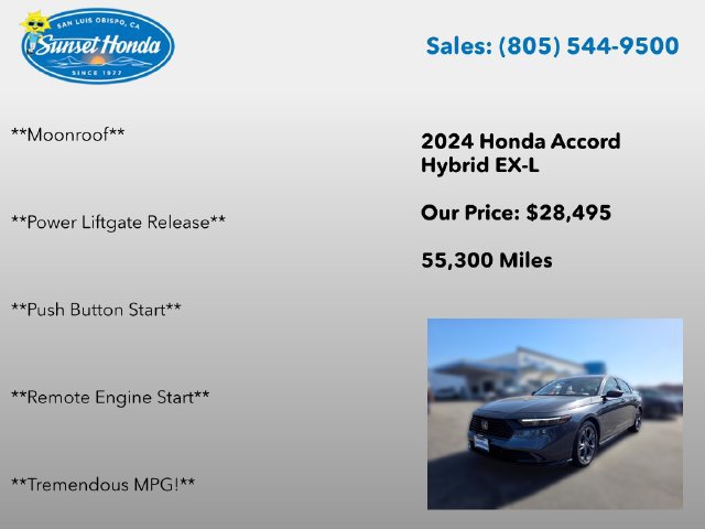 Certified 2024 Honda Accord EX-L image 19