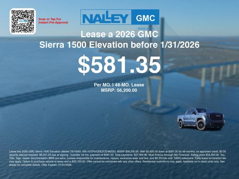 New 2026 GMC Sierra 1500 Elevation w/ Elevation Select Package image 3