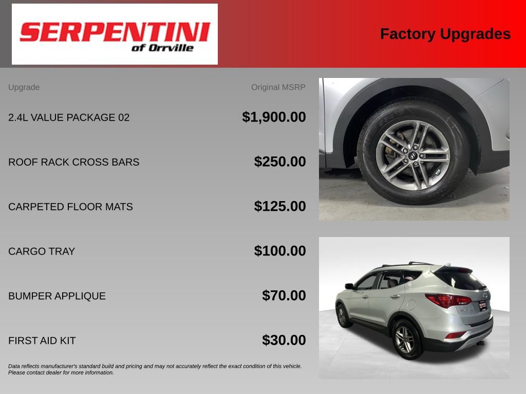 Used 2018 Hyundai Santa Fe Sport w/ 2.4L Value Package 02 AWD/4WD image 6