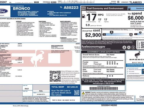 New 2026 Ford Bronco Outer Banks AWD/4WD image 8