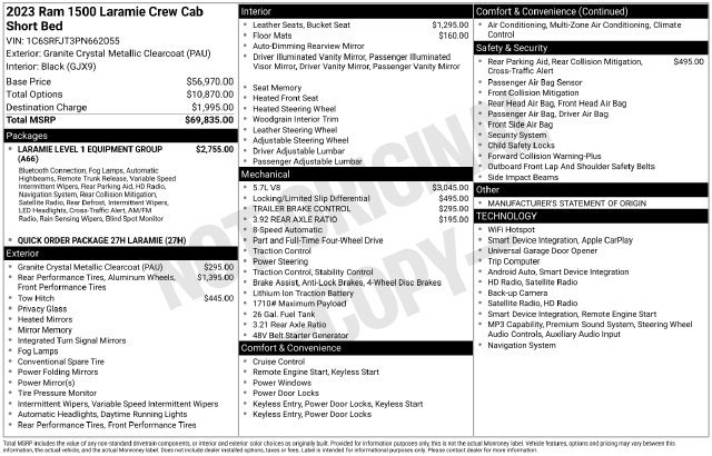 Used 2023 RAM 1500 Laramie AWD/4WD image 6