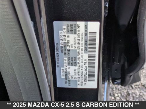 New 2025 MAZDA CX-5 Carbon Edition image 15