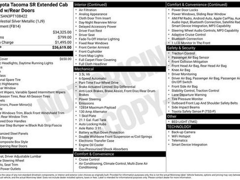 Certified 2023 Toyota Tacoma SR AWD/4WD image 12