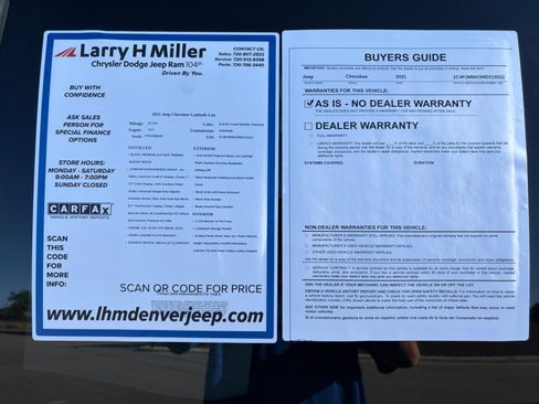 Used 2021 Jeep Cherokee Latitude Lux w/ Comfort/Convenience Group AWD/4WD image 28