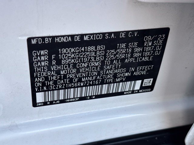Certified 2024 Honda HR-V Sport image 24