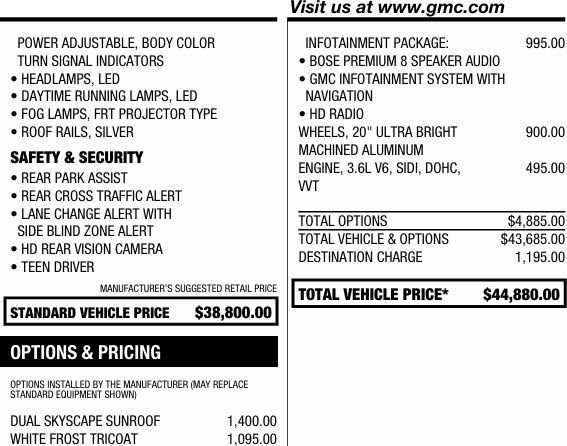 Certified 2020 GMC Acadia SLT FWD image 2