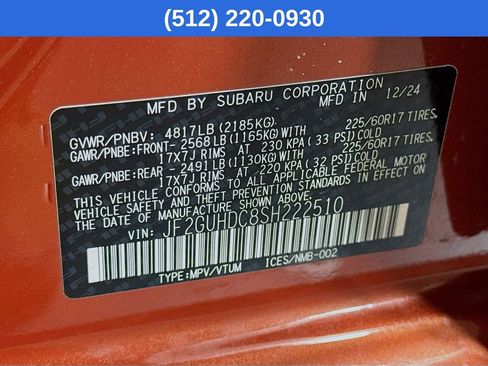 Certified 2025 Subaru Crosstrek 2.0i Premium image 39