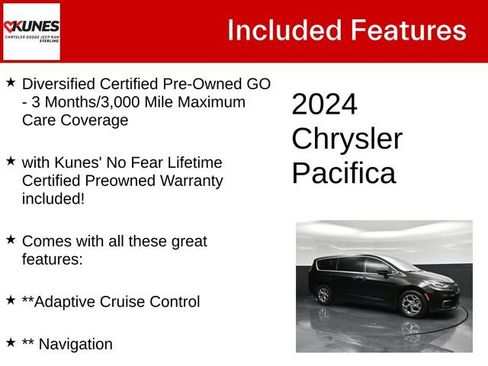 Certified 2024 Chrysler Pacifica Limited FWD image 4