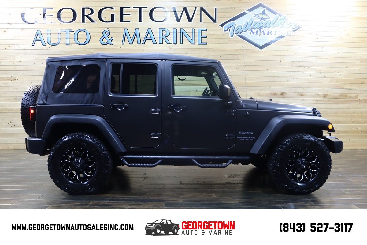 Used 2017 Jeep Wrangler Unlimited Sport w/ Connectivity Group AWD/4WD image 1