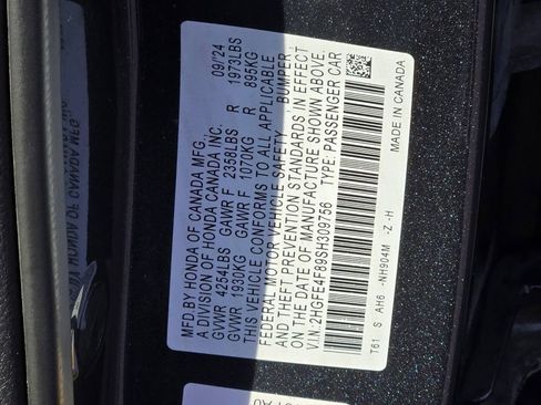 Certified 2025 Honda Civic Sport Touring image 21