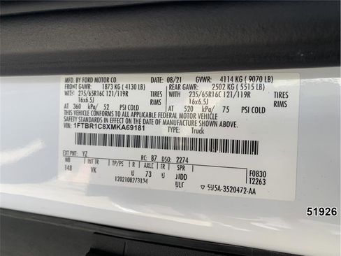 Used 2021 Ford Transit 250 Medium Roof image 16