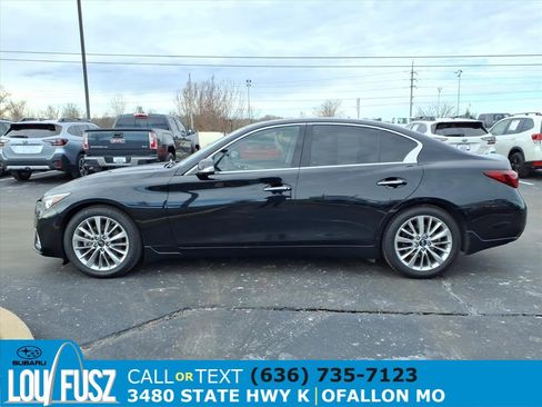 Used 2021 INFINITI Q50 Luxe w/ Seat & Sound Package image 4