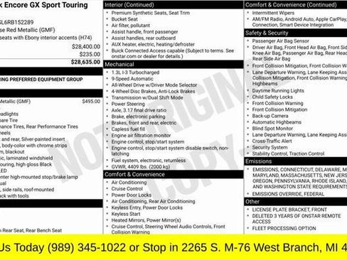 Used 2024 Buick Encore GX Sport Touring image 2