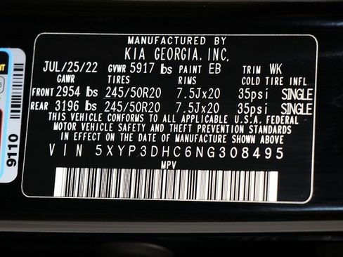 Used 2022 Kia Telluride EX w/ EX Premium Package image 30
