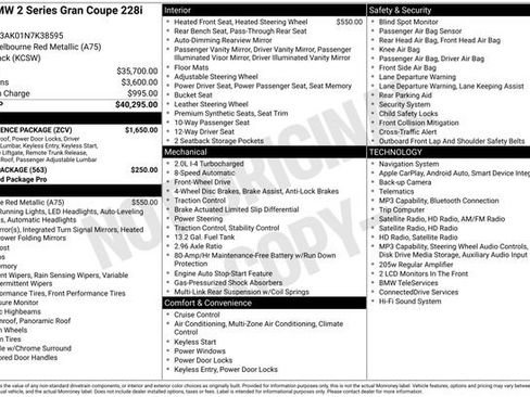 Used 2022 BMW 228i Gran Coupe w/ Convenience Package FWD image 22