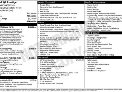 Used 2022 Audi Q7 3.0T Prestige w/ Prestige Package image 33