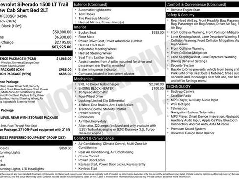 Used 2025 Chevrolet Silverado 1500 LT Trail Boss w/ Convenience Package II AWD/4WD image 47