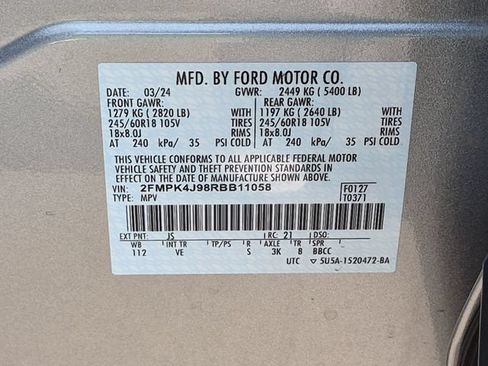 Used 2024 Ford Edge SEL w/ Convenience Package AWD/4WD image 38