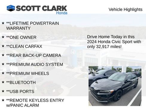 Used 2024 Honda Civic Sport image 3