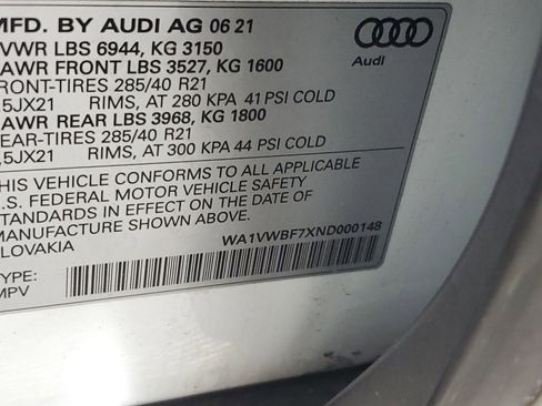 Certified 2022 Audi SQ7 Prestige w/ Prestige Package image 50