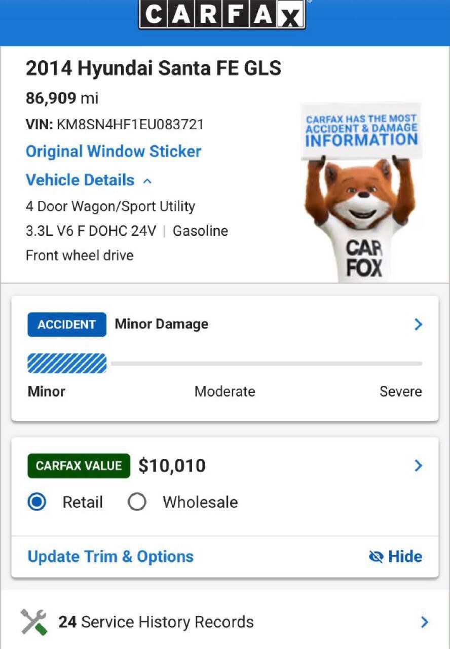 Used 2014 Hyundai Santa Fe GLS w/ Premium Package 05 FWD image 18