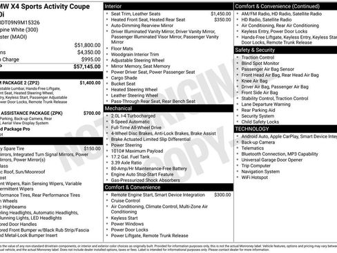 Used 2022 BMW X4 xDrive30i w/ Premium Package 2 image 5