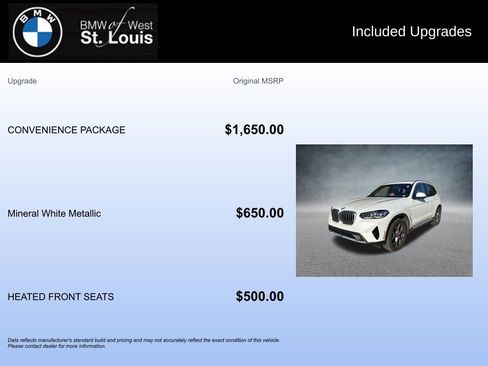 Used 2023 BMW X3 xDrive30i w/ Convenience Package image 20