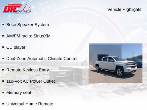 Used 2018 Chevrolet Silverado 1500 LTZ Z71 w/ LTZ Plus Package AWD/4WD image 6