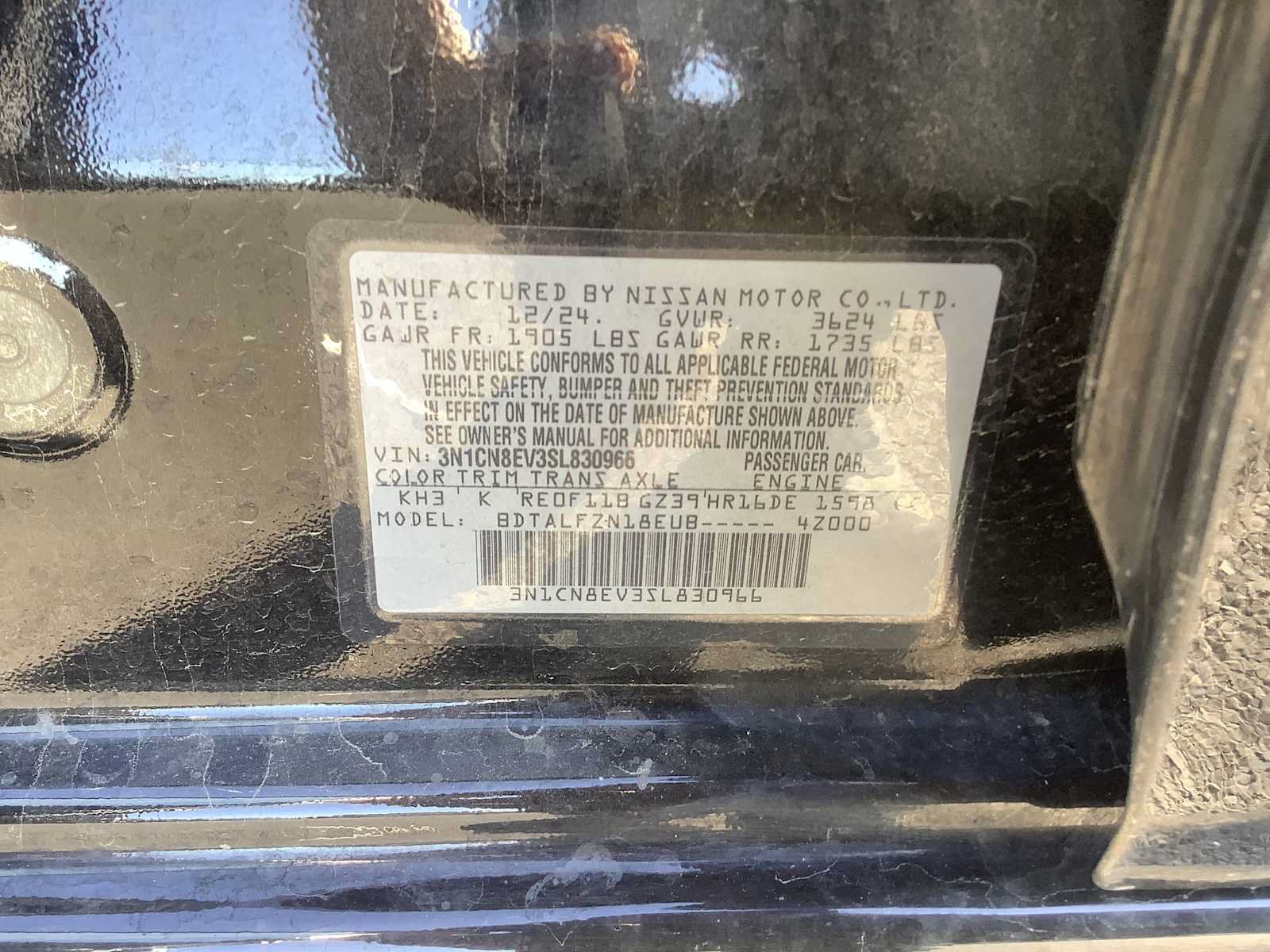 Used 2025 Nissan Versa SV FWD image 10