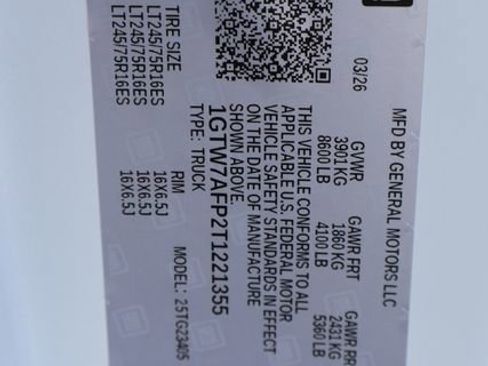 New 2026 GMC Savana 2500 w/ Driver Convenience Package RWD image 24