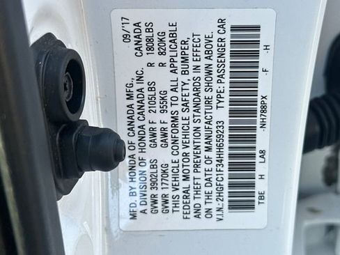 Used 2017 Honda Civic EX-T image 35