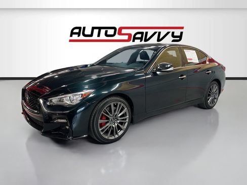 Used 2024 INFINITI Q50 Red Sport 400 w/ Black Opal Edition AWD/4WD image 3