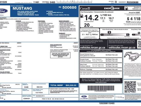 Used 2024 Ford Mustang Dark Horse RWD image 4
