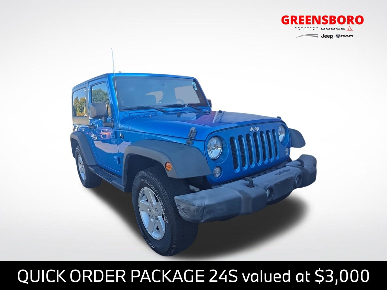Used 2016 Jeep Wrangler Sport w/ Quick Order Package 24S AWD/4WD 360° Tour