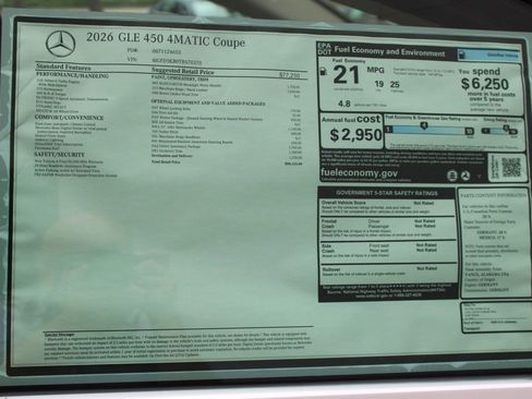 Used 2026 Mercedes-Benz GLE 450 4MATIC Coupe image 38