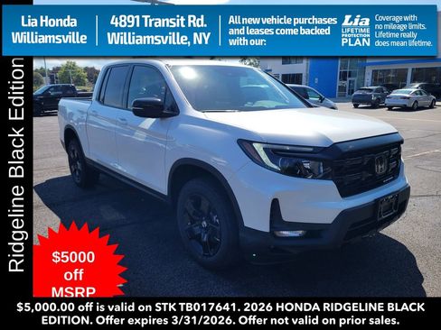 New 2026 Honda Ridgeline Black Edition image 1