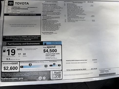 New 2026 Toyota Tundra SR5 image 24