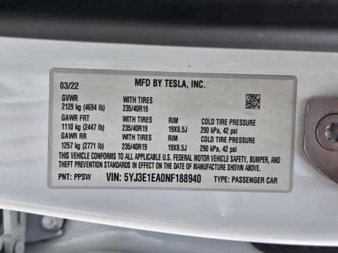 Used 2022 Tesla Model 3 RWD image 24