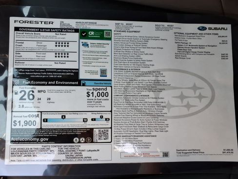 New 2026 Subaru Forester Wilderness AWD/4WD image 40