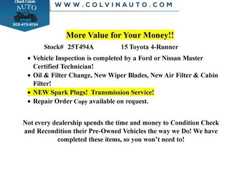 Used 2015 Toyota 4Runner SR5 image 5