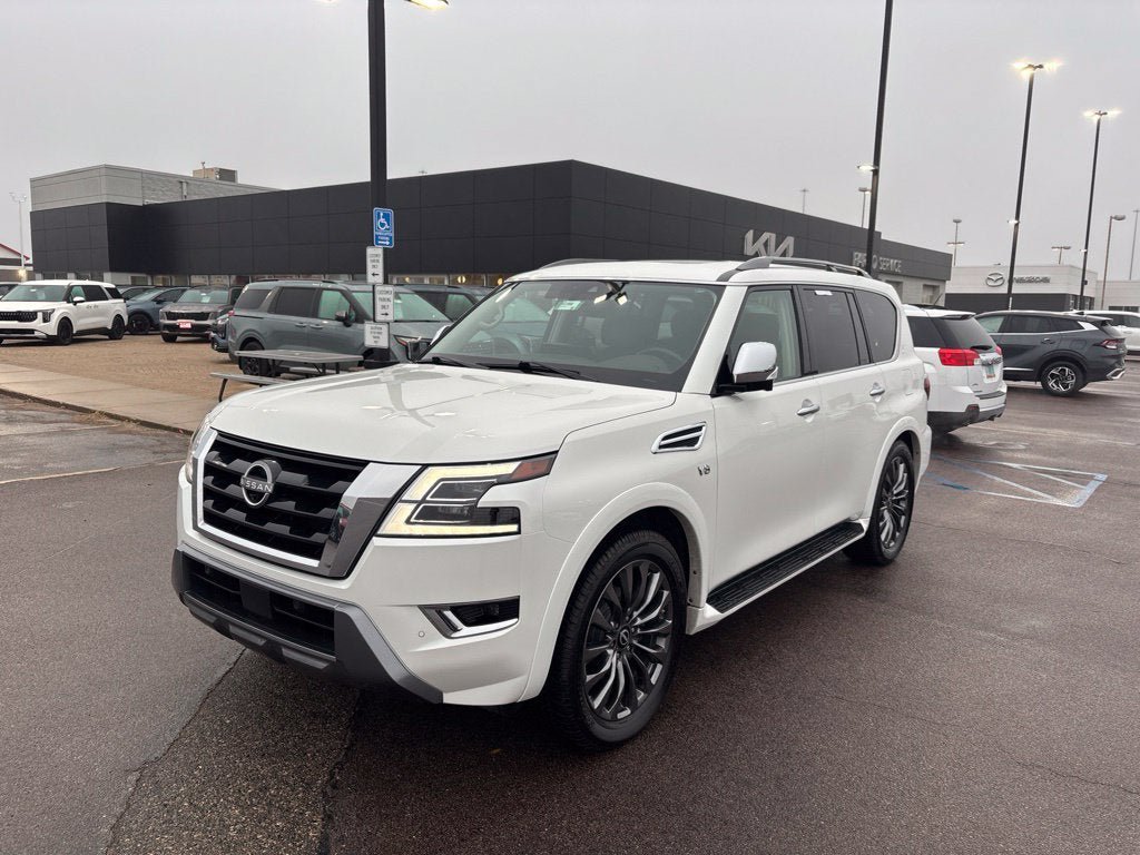 Used 2021 Nissan Armada Platinum w/ Captain's Chairs Package AWD/4WD image 1