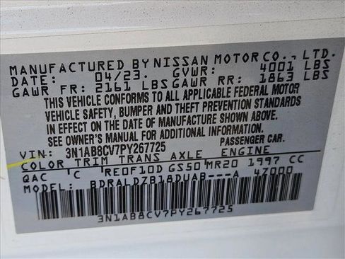 Certified 2023 Nissan Sentra SV w/ SV Premium Package image 15